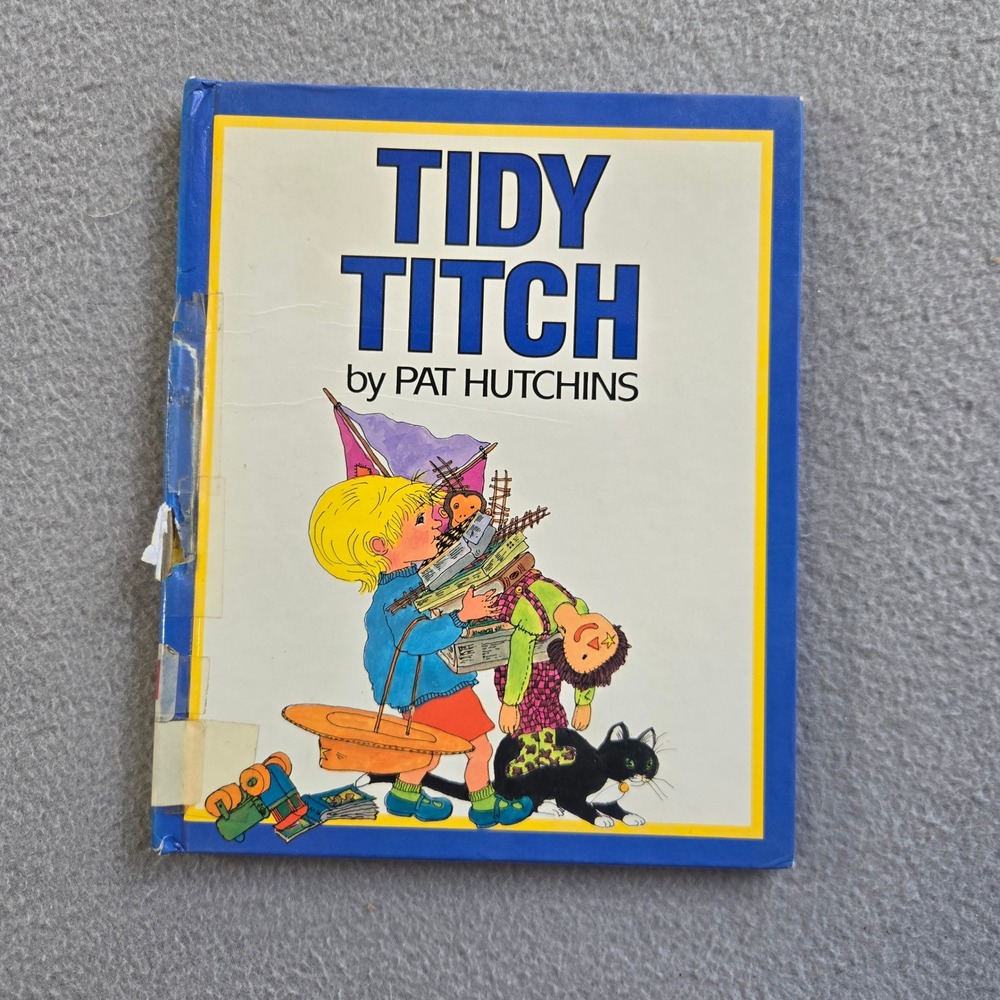 Greenwillow Tidy Titch Childrens Book Pat Hutchins Library Edition Hardcover